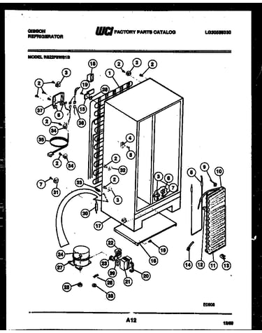 System and automatic defrost parts
