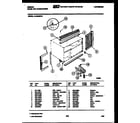 Gibson AL05A5EVA cabinet and installation parts diagram