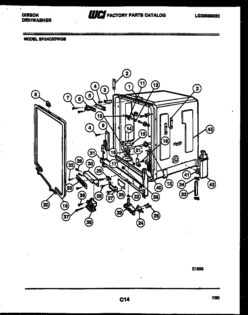 Inner tub parts