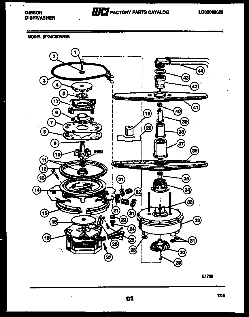 Motor pump parts
