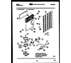 Gibson RD21F9WT3E system and automatic defrost parts diagram