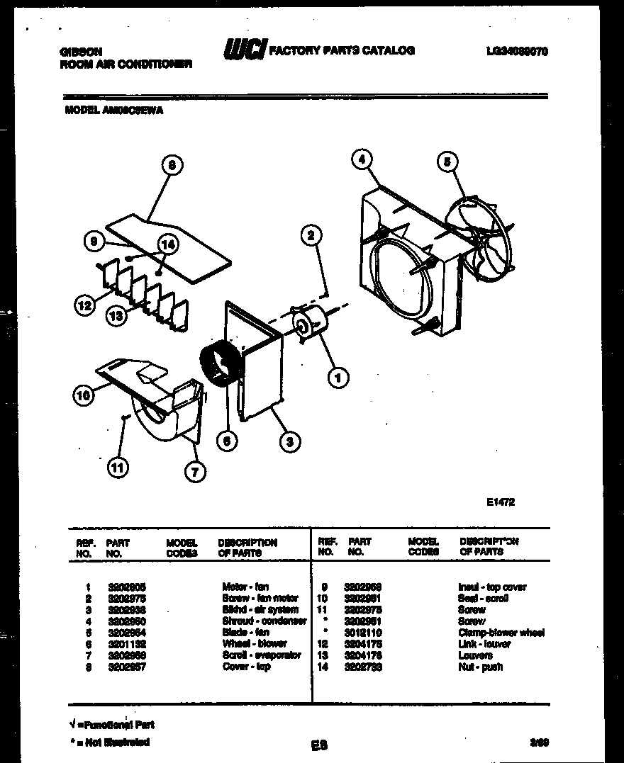 Air handling parts