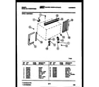 Gibson AM09C5EWA cabinet and installation parts diagram