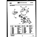 Gibson DG27S6WVFA motor and blower parts diagram