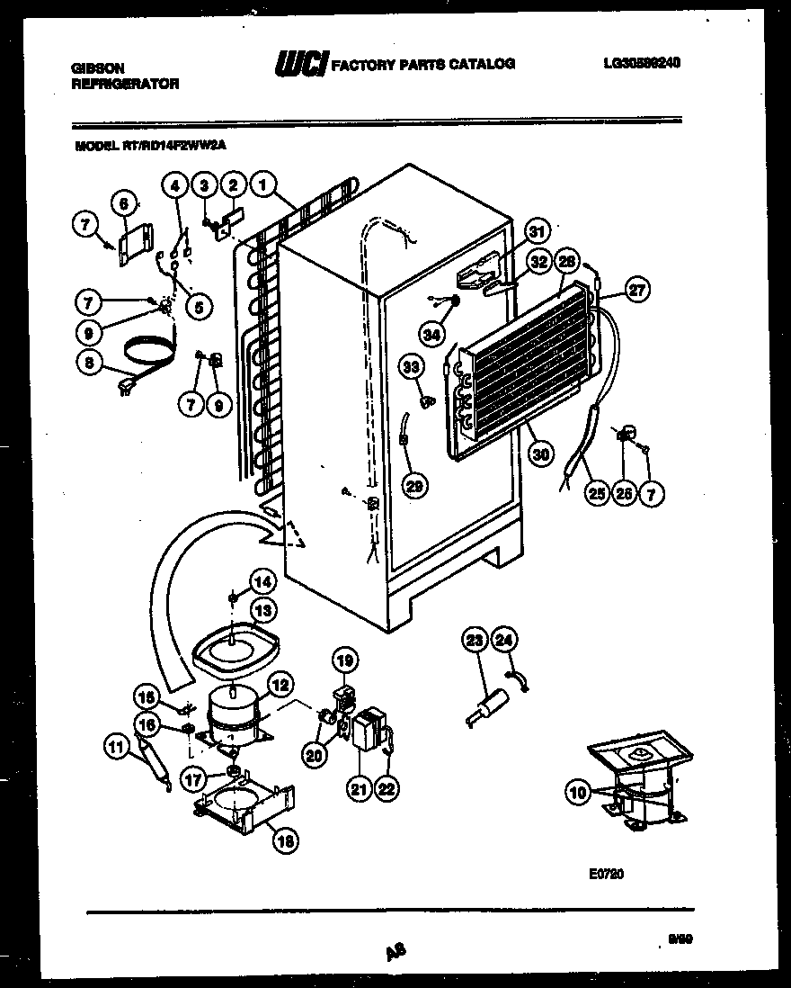 System and automatic defrost parts