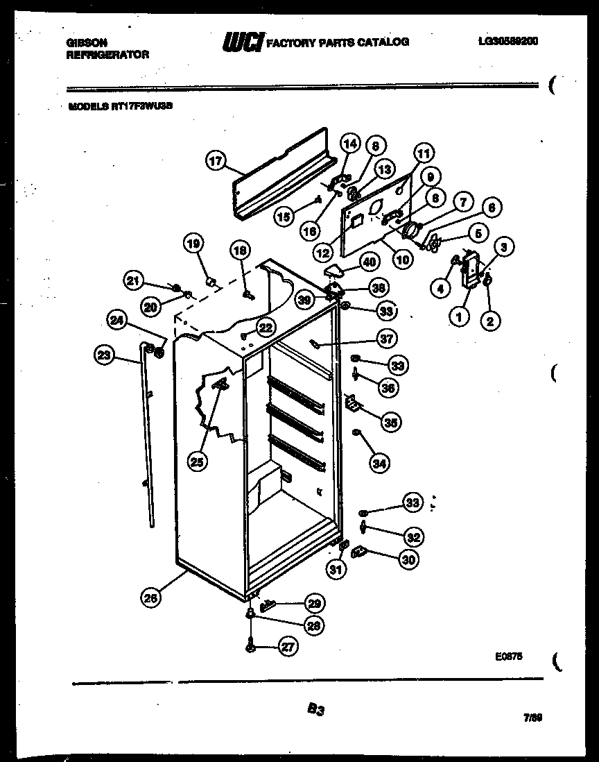 Cabinet parts