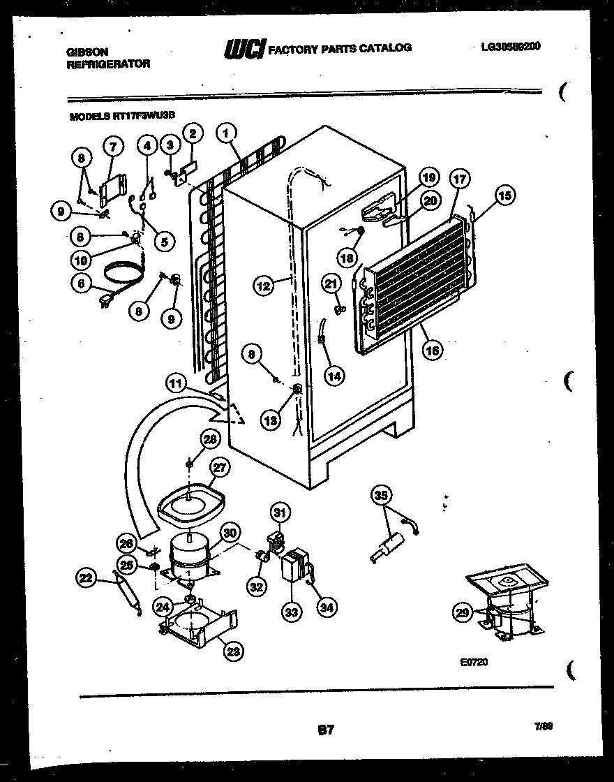 System and automatic defrost parts