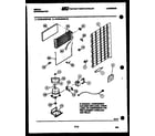 Gibson RD19F9WT3B system and automatic defrost parts diagram