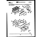 Gibson RT19F9WV3B shelves and supports diagram
