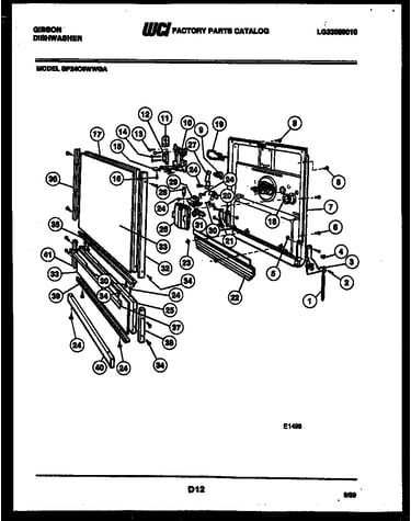 Inner door parts