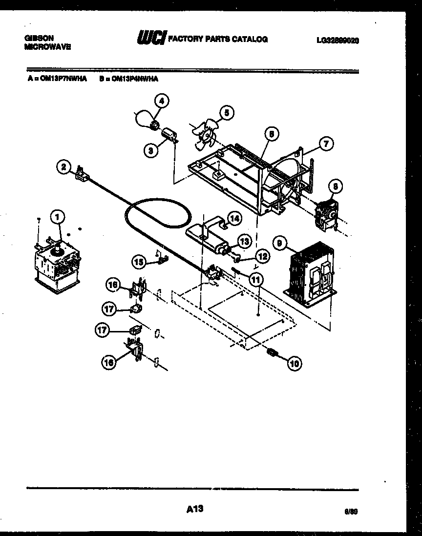 Motor and electrical parts