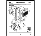 Gibson RT19F3WU3B system and automatic defrost parts diagram