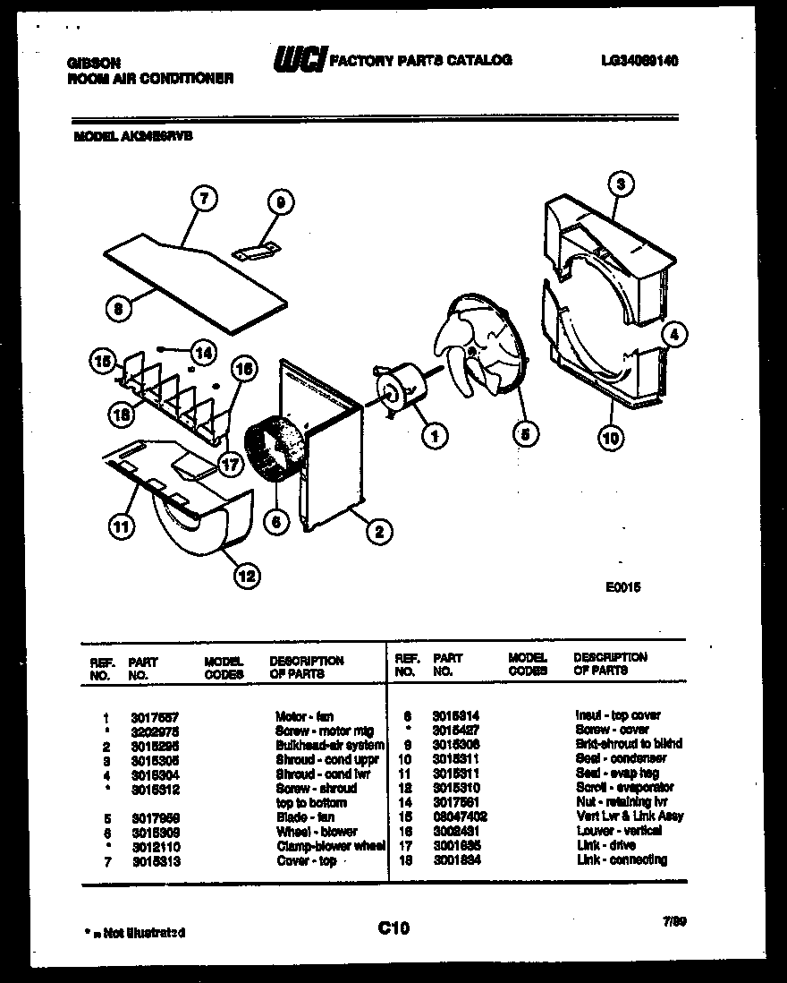 Air handling parts