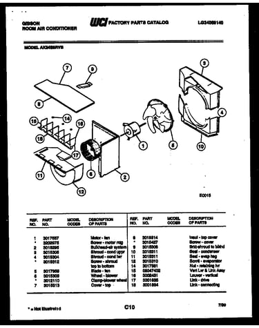 Air handling parts