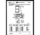 Gibson AK24E6RVB cabinet and installation parts diagram