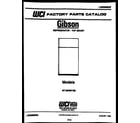 Gibson RT19F8WT3E cover page diagram