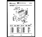 Gibson AL05A5EWA cabinet and installation parts diagram