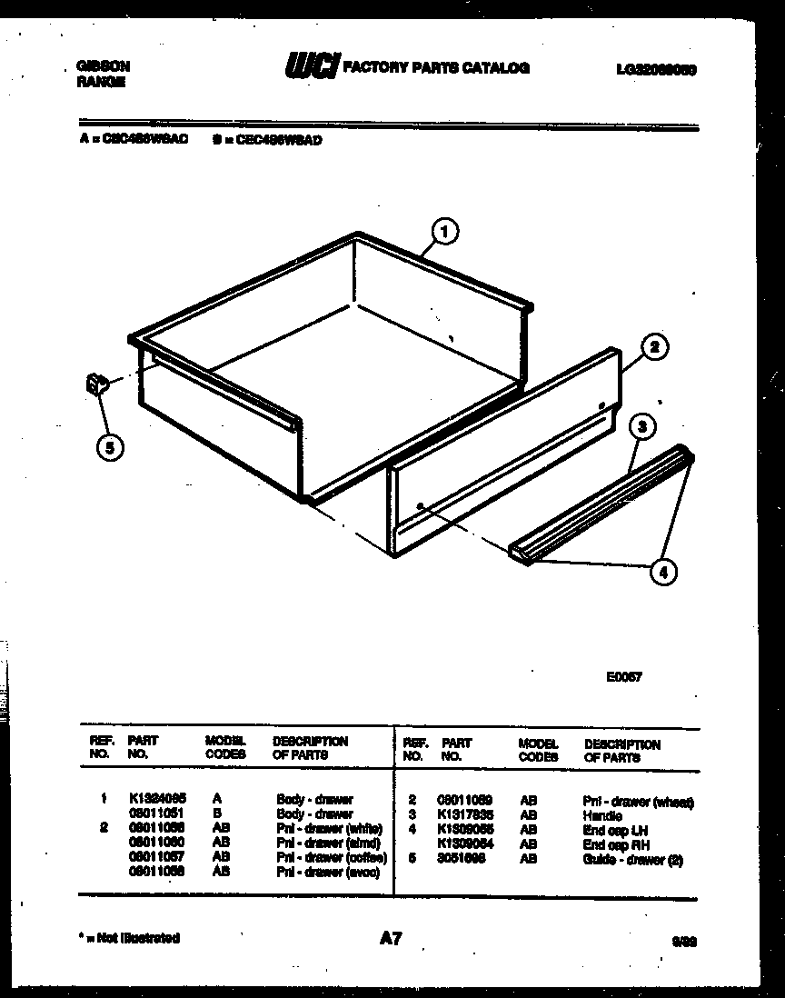 DRAWER PARTS