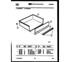 Gibson CEC4S6WSAC drawer parts diagram