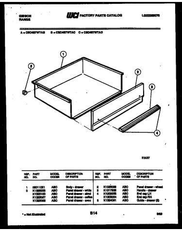 Drawer parts