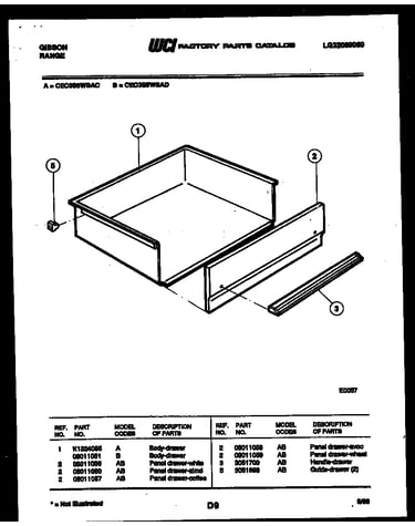 Drawer parts