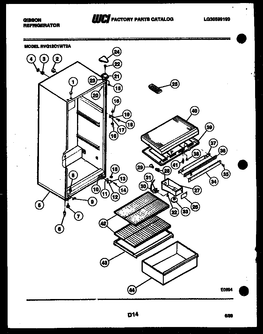 CABINET PARTS