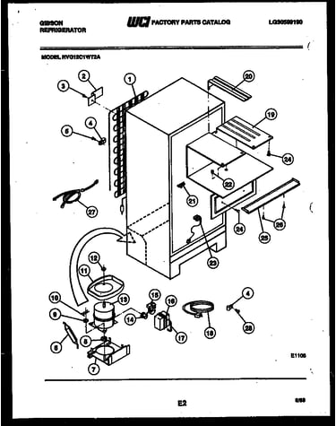 System and automatic defrost parts