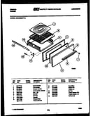 Broiler drawer parts