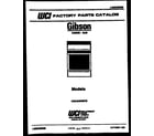 Gibson CGC4C5WSTE cover page diagram