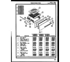 Gibson CGC1M2WSTC broiler drawer parts diagram