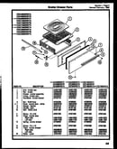 Broiler drawer parts