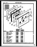 Oven door parts