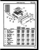 Broiler drawer parts