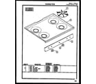 Gibson CGD1M2WSTB cooktop parts diagram