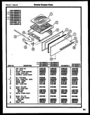 Broiler drawer parts