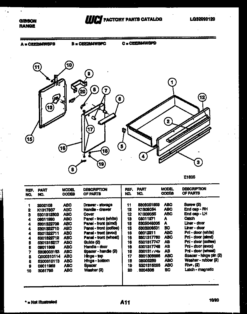 DRAWER PARTS