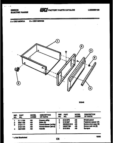 Drawer parts