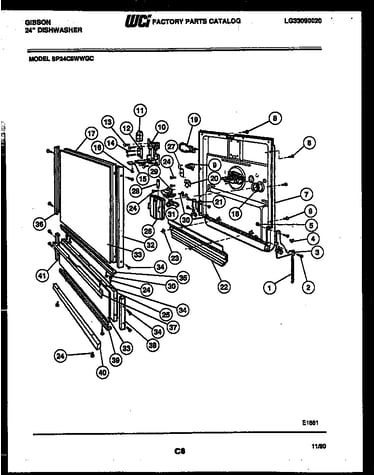 Inner door parts
