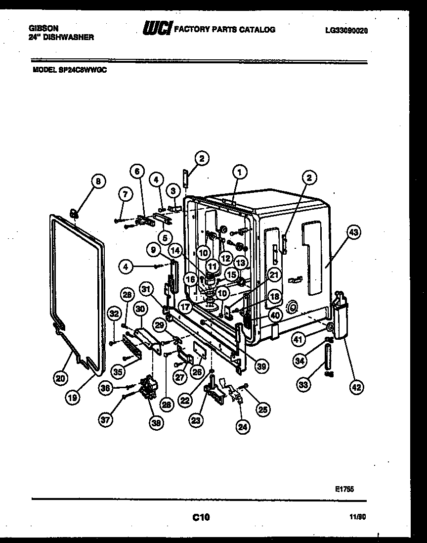 Inner tub parts