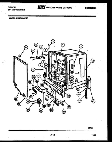 Inner tub parts