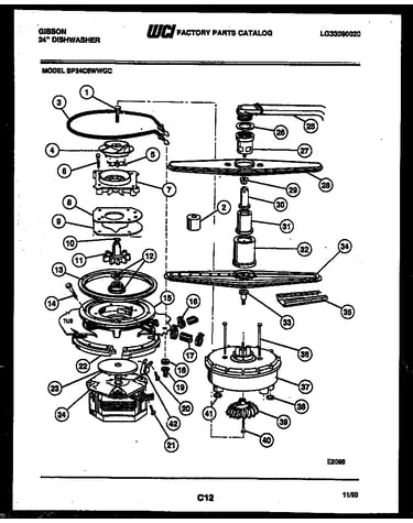 Motor and pump parts