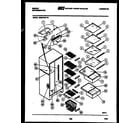 Gibson RS22F8WV1B shelves and supports diagram