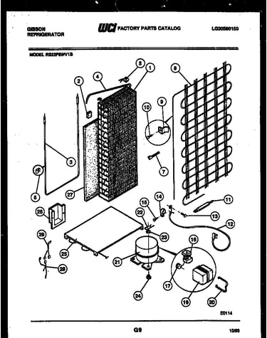 System and automatic defrost parts
