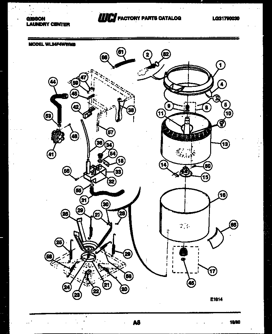 TUB AND WATER INLET