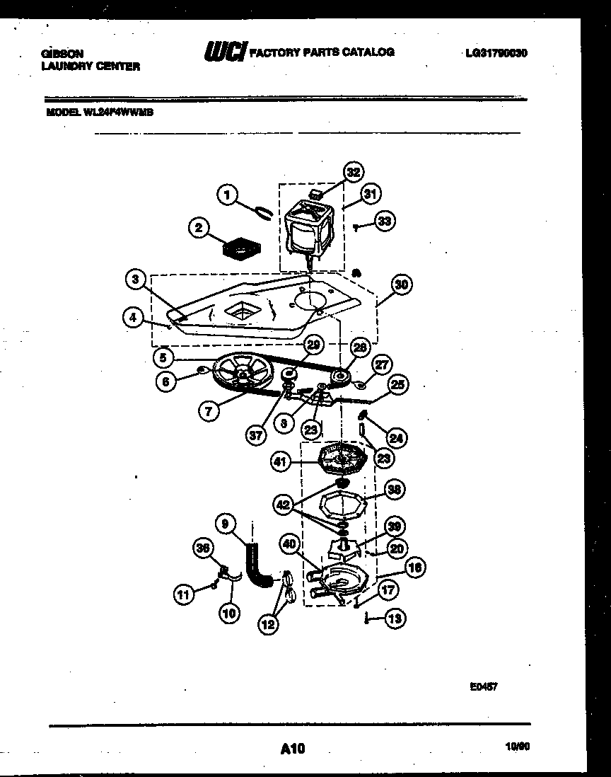 MOTOR AND PUMP PARTS