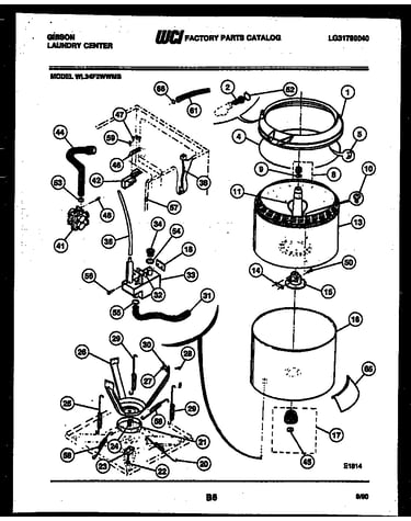 Tub and water inlet