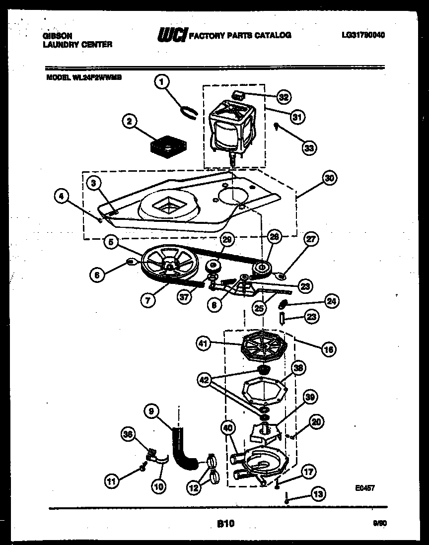 MOTOR AND PUMP PARTS