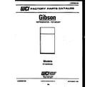 Gibson RT19F8WU3C cover page diagram
