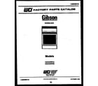 Gibson CGC4C6WXB cover page diagram