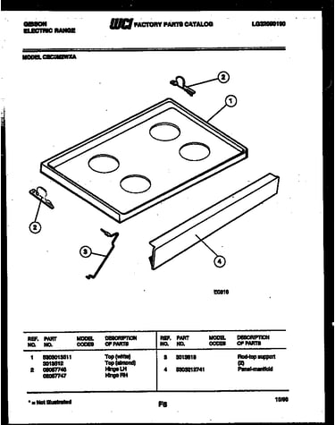 Cooktop parts
